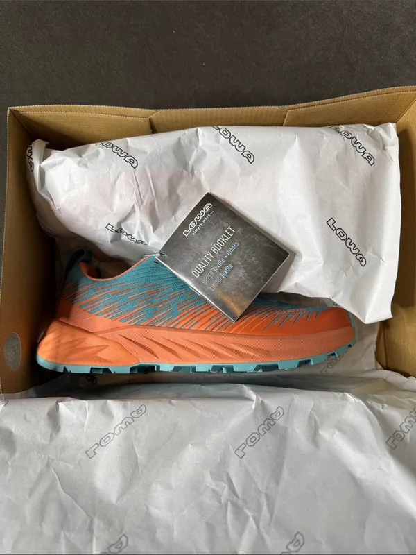 Women’s Lowa Amplux WS All Terrain Running Shoes Size 8 Melon Arctic 320695 0300 - Image 10