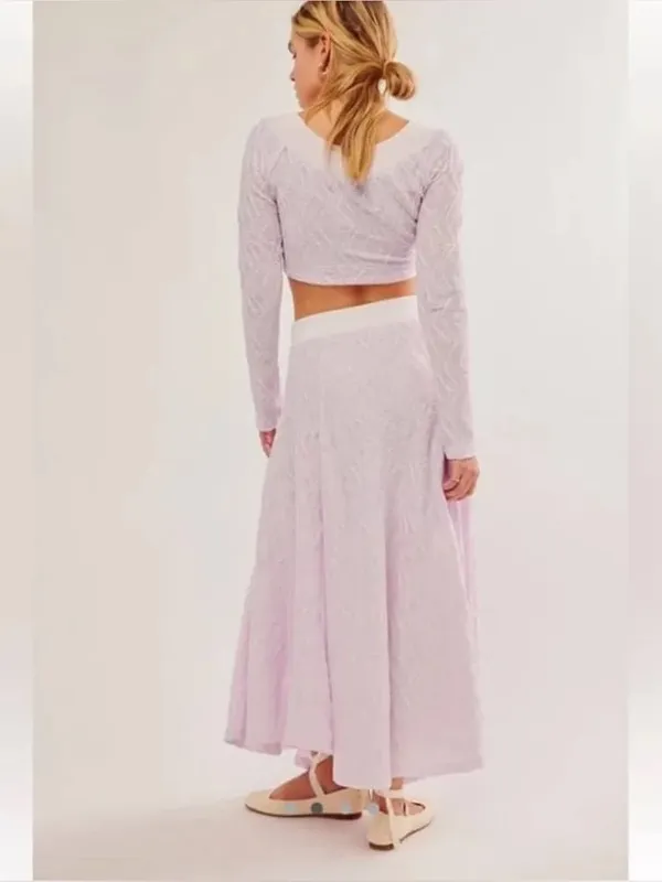 Free People Oakley Skirt Set in Lilac XL - Image 2
