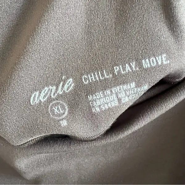 American Eagle Aerie Chill Play Move High Waist Legging Neutral Active Legging XL - Image 8