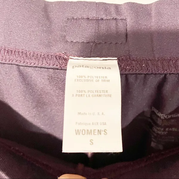 Patagonia Womens Small Purple Performance Base Layer Pull‎ on Pants - Image 3