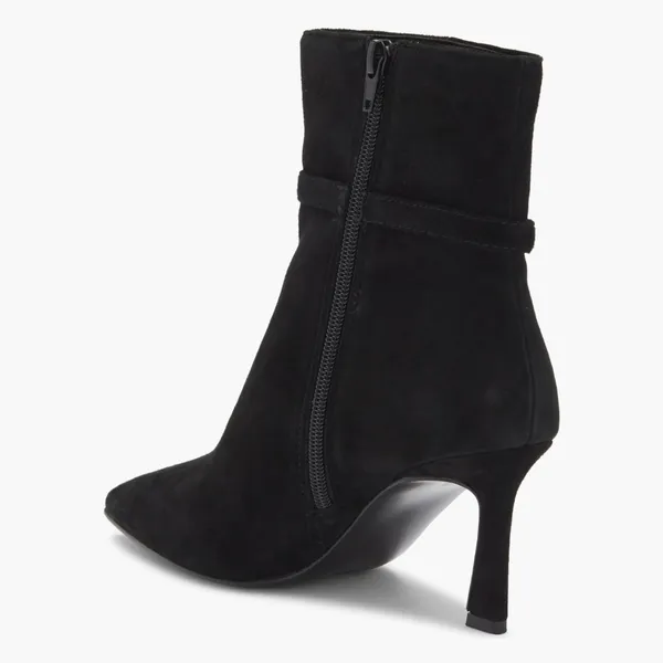 NEW Layan Bootie Black Suede Bücke SZ-10 y2k Preppy - Image 4