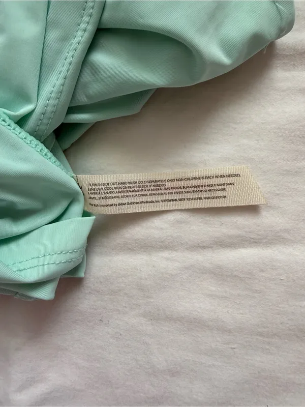 Free People Intimately Aqua Jade Sleeveless Deep V Tank Top M - Image 6