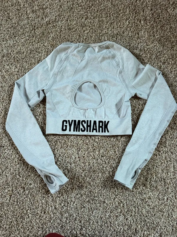 Gymshark Long Sleeve Top Crop - Image 2