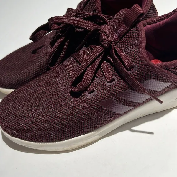 Adidas CLOUDFOAM Burgundy Tennis Shoe Size 6.‎ B60 - Image 3