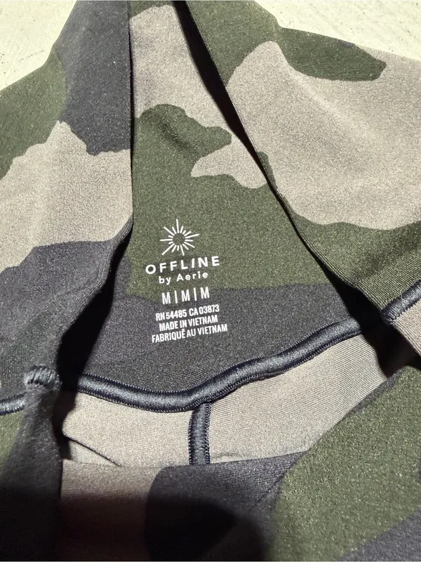Aerie offline Camo Joggers medium green - Image 6