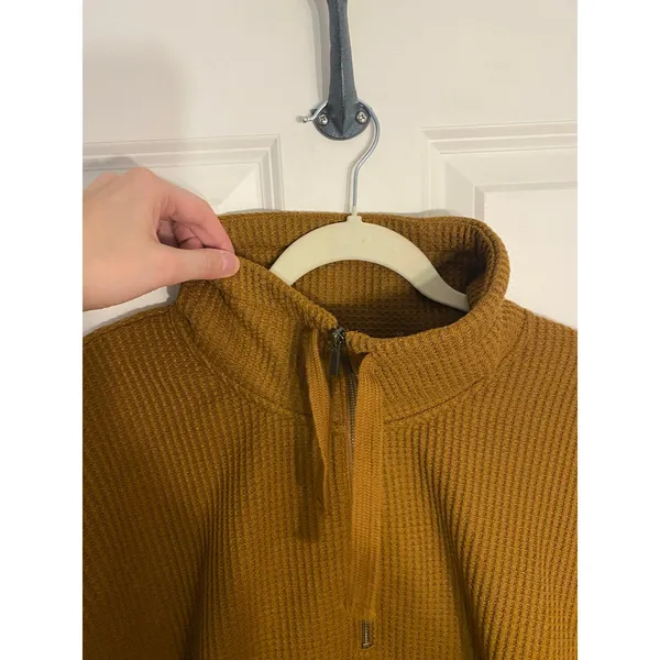 L. L Bean Women's Birchwood Brushed Waffle Anorak Size L - Image 8
