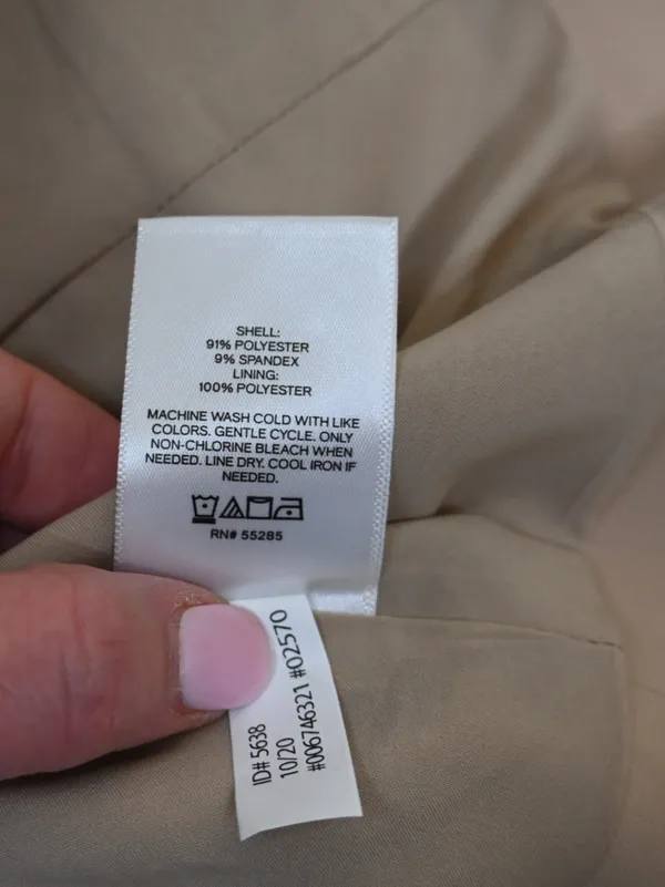 Express Women's S Tailored Double-Breasted Lined Cropped Blazer NEW - Image 11