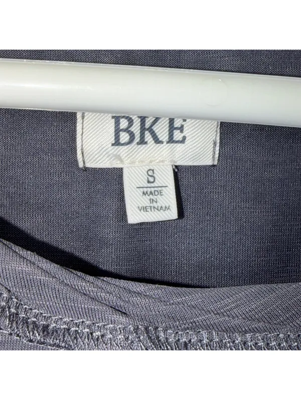 BKE Gray Modal Tulip Back Top Small Short Sleeve - Image 7