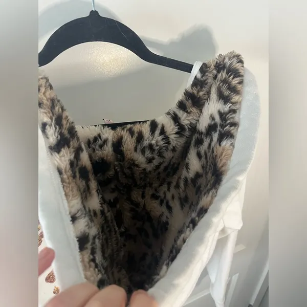 Vintage Y2K Juicy Couture Rose Gold Sequined Cheetah Print Rare Jacket Size XL - Image 11