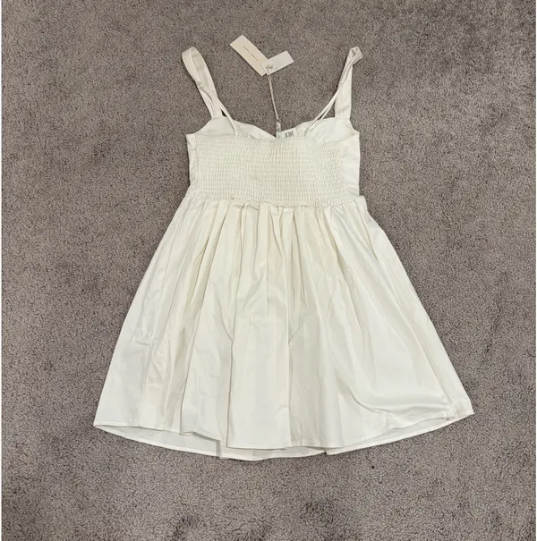 Altar'd State white cotton mini dress - Image 2