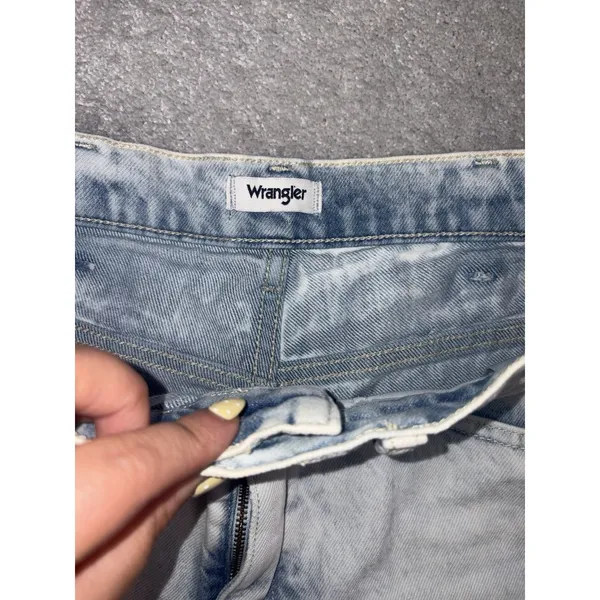 Wrangler Festival Short Denim Light Blue Shorts Women's 28 Casual Pockets - Image 2