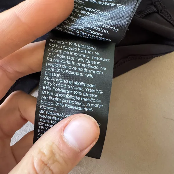 H&M Dry Move Half Zip Cropped Athletic Top - Image 9
