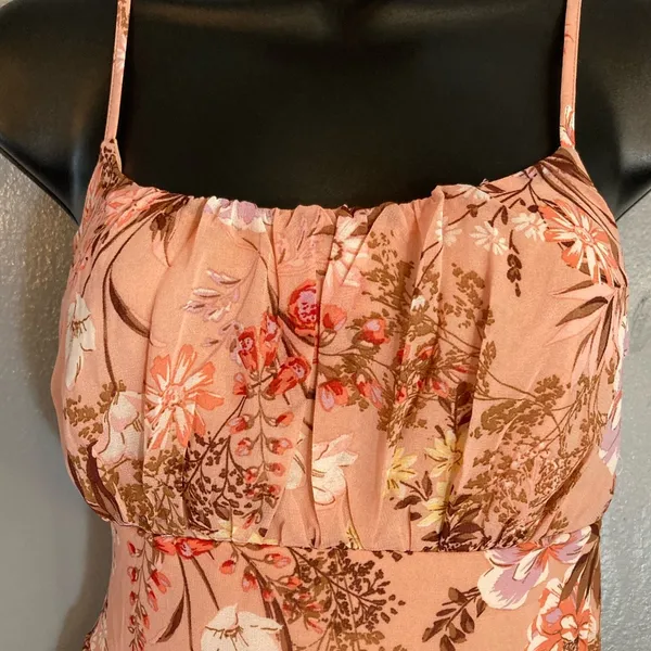 As U Wish pink floral high low dress nwt - Image 4