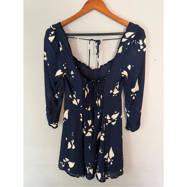 Reformation Remi Dress Lover Heart Pattern 8 - Image 5