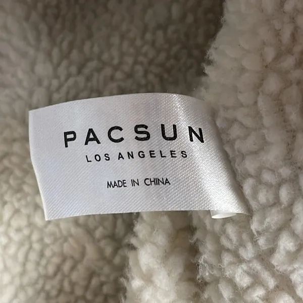 PacSun Sherpa Lined Jean Jacket Size XS - Image 13