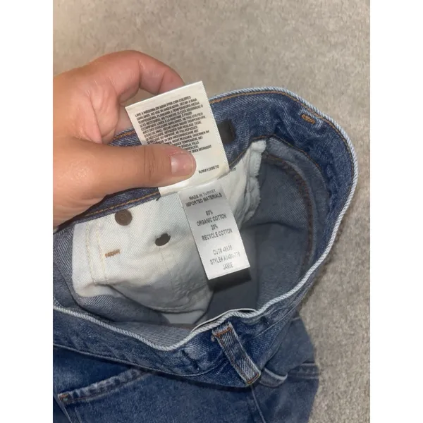 agolde feel‎ good jamie jeans button raw hem distressed 26 - Image 7