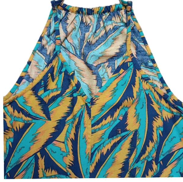 Prana Epicanopy Dress in Tropic Panama Palms Halter Size SMALL NEW - Image 7
