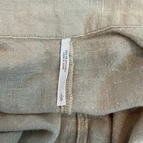 Free People Maxi Skirt Gauze Beige Boho Bohemian Festival Flowy Sz L - Image 7