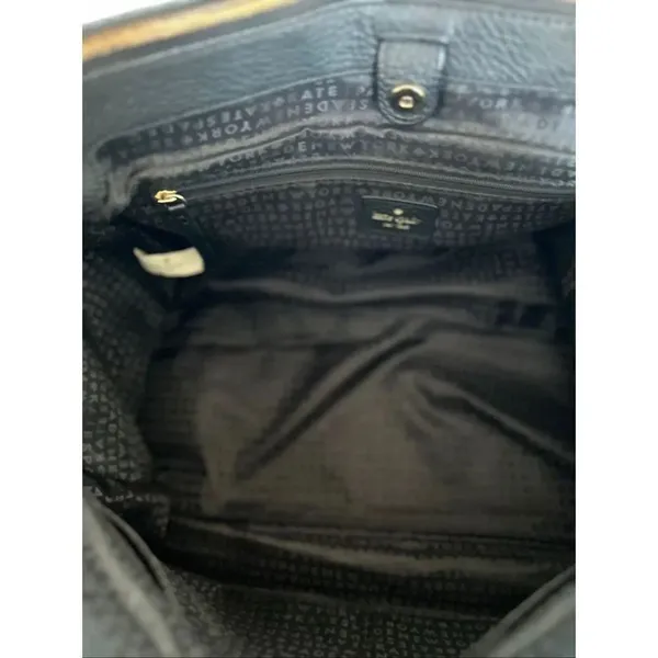 Kate Spade NY Textured Black Leather Satchel - Image 7
