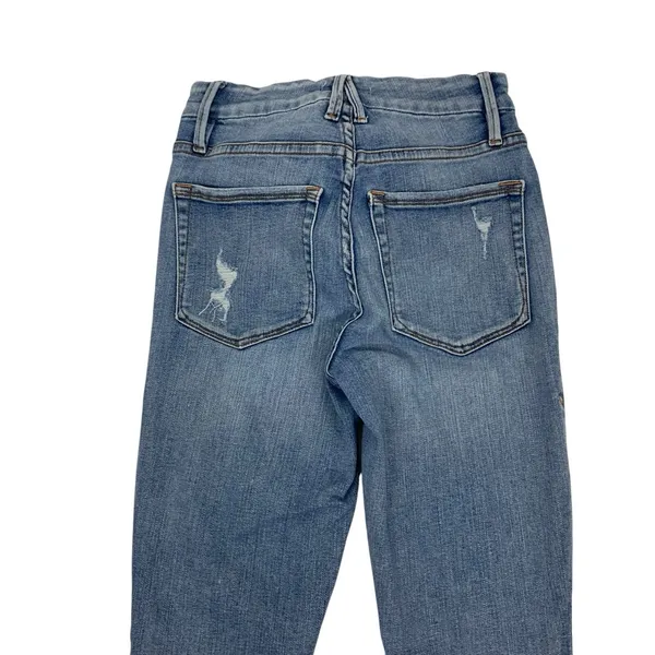 Good American Jeans Skinny 25 Blue Stretch High Rise Casual Streetwear - Image 5