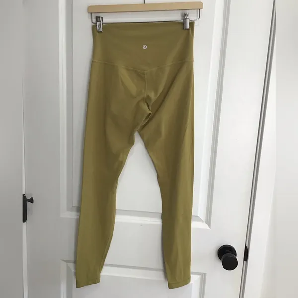 Lululemon‎ Leggings Yellow High Rise Yoga Align size 8 - Image 2