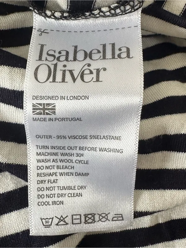 Isabella Oliver Stripe Maternity Dress - Image 5