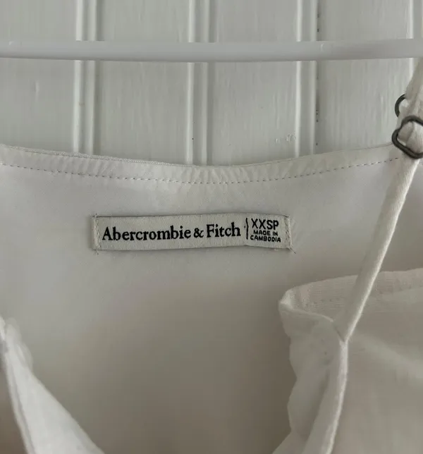 Abercrombie White Mini Dress - Image 2