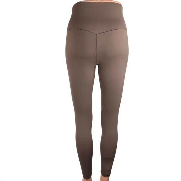 Offline by Aerie Women's Brown High Rise Stretchable Activewear Leggings Size S - Image 3