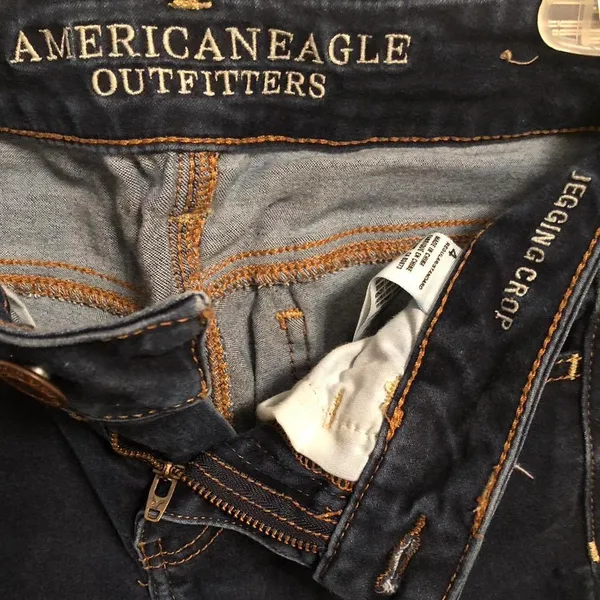 Vintage American Eagle Low Rise Cropped Jeans - Image 3