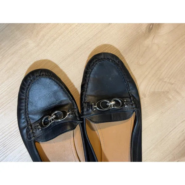 Coach Fortunata Loafers Black 8.5B Womens Bit Moccasin Driving Shoes - Image 6