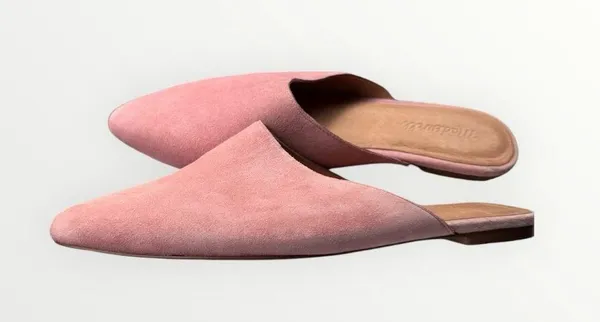 Madewell The Remi Mule in Pink Suede - Image 9