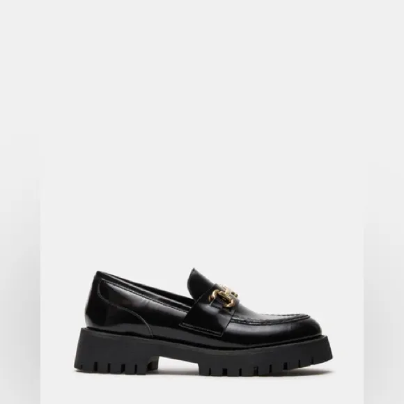 Steve Madden Lyanna black buckle loafers Y2K style NWOT - Image 2