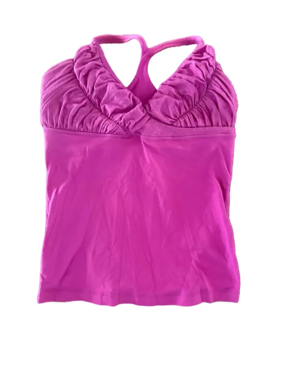 Lululemon Pure Balance Tank, Size 4, Flash/Heathered Flash (Purple) - Image 2