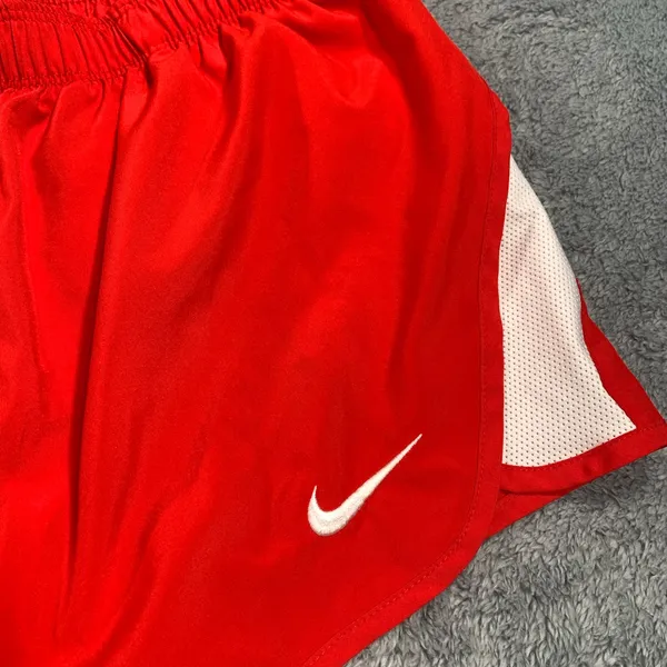 Nike dri-fit Red and White Sports Shorts running - Image 2