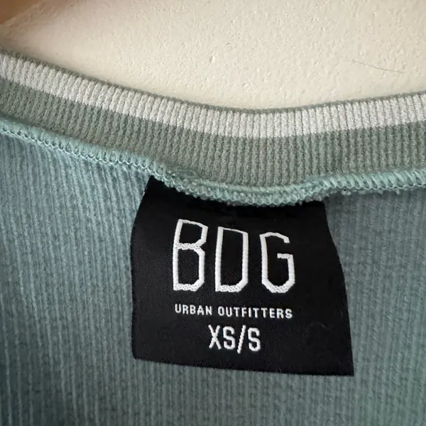 Urban Outfitters‎ BDG Teal Seamless Baby Crop Tee - Image 4