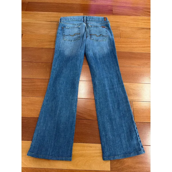7 For All Mankind Bootcut Jeans Womens Blue Medium Wash U075080UCC-055U Size‎ 30 - Image 2