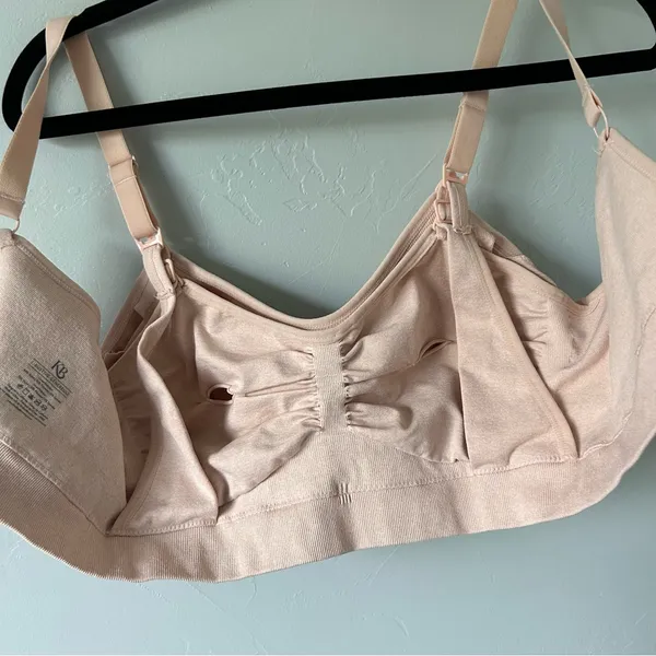 Kindred Bravely Sublime Hands-Free Pumping Nursing Bra Pink Heather Large Busty - Image 9