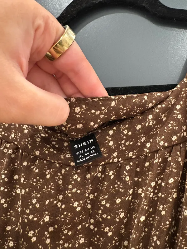 Brown Floral Dress - Image 2