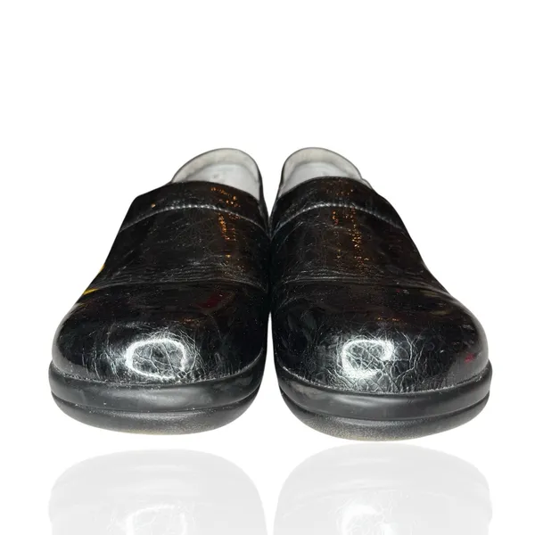 Alegria‎ Keli Pro Slip On Comfort Nursing Shoes Black Leather Clogs 40 US 9.5-10 - Image 5