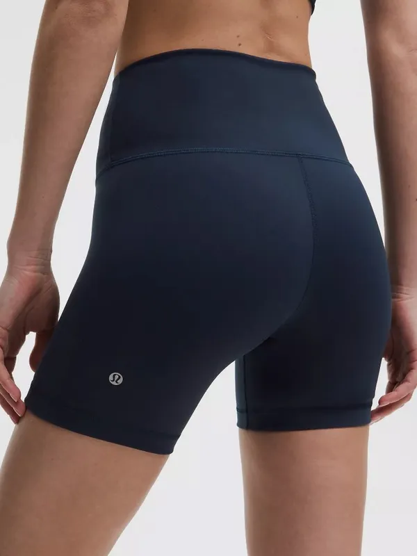 lululemon Wunder Train High-Rise Short 6" - True Navy - Image 2