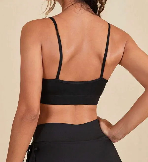 Cut out Sports bra Black Size M - Image 2