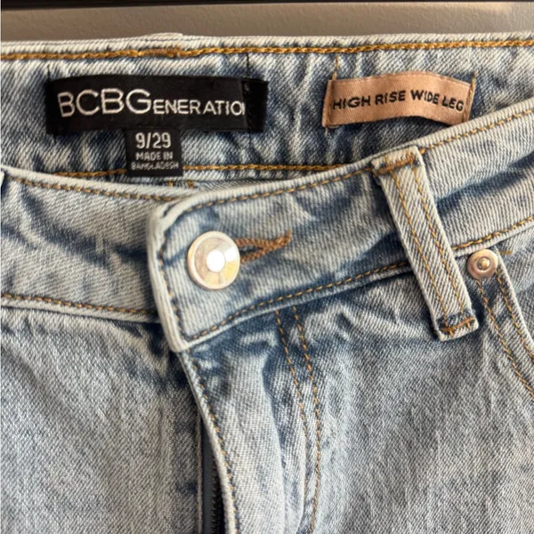 BCBGeneration‎ High rise wide leg size 9/29 - Image 2