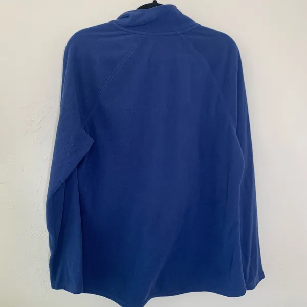 Natural Reflections Blue Fleece Pullover Top Sz XL Gorpcore Cabin Core - Image 6