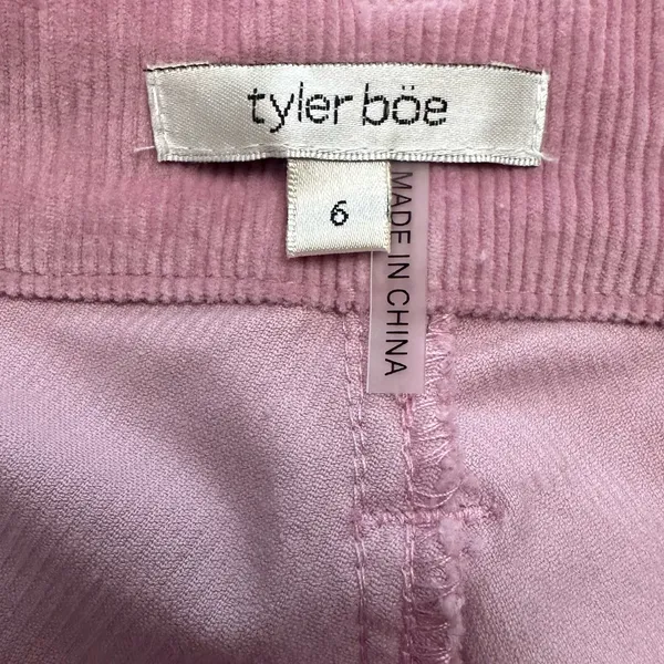 Tyler Boe NWOT Wide Leg Pink Corduroy Pants Women’s Size‎ 6 - Image 3