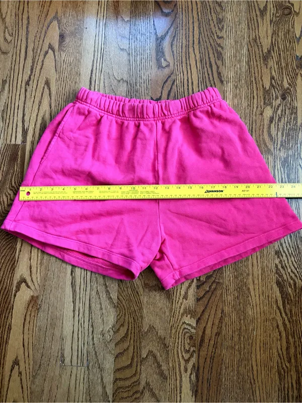 Daily Drills French Terry Sweat Shorts Hot Shot Pink XS/S - Image 6