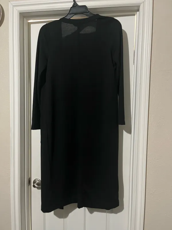 NWT Banana Republic Black Longline Cardigan with Pockets - Image 3