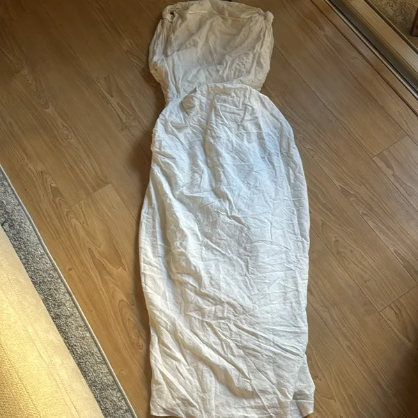 Zara White Maxi Dress - Image 5