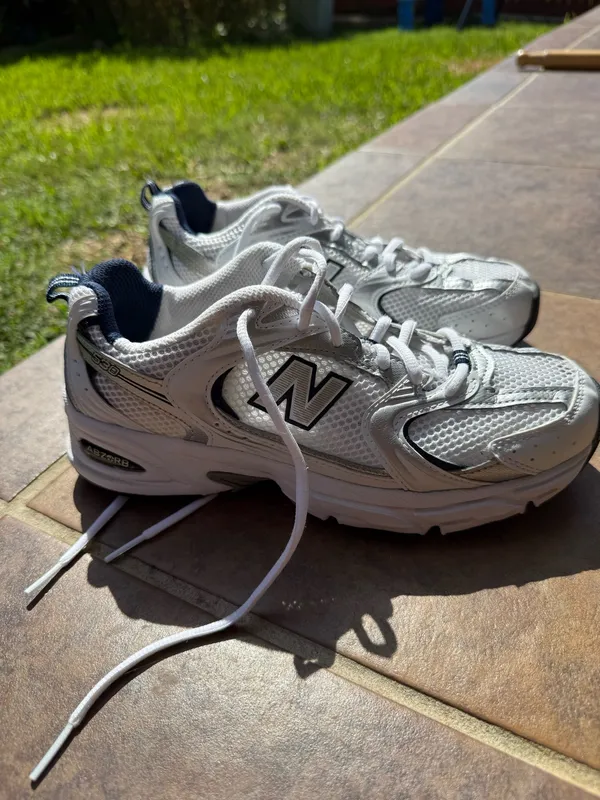 New Balance 530 Navy and Silver Retro Runner Casual Lifestyle Sneaker - Image 2
