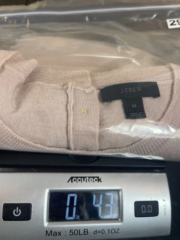 J. Crew 100% Merino Wool Sleeveless Sweater Shell Top Blush Minimalist Preppy M - Image 13
