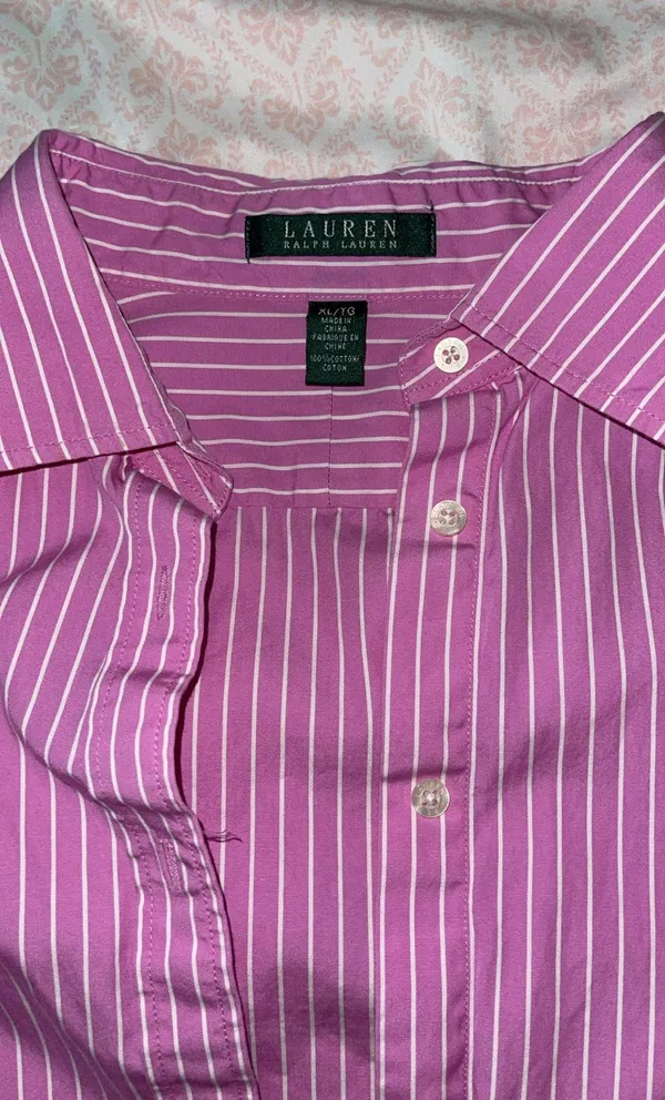 Ralph Lauren Striped Button Blouse - Image 2